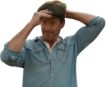 The Sheep Detectives Hugh Jackman Blue Shirt - Image 2